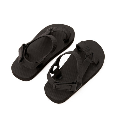 Zori Kids Sandals in Black