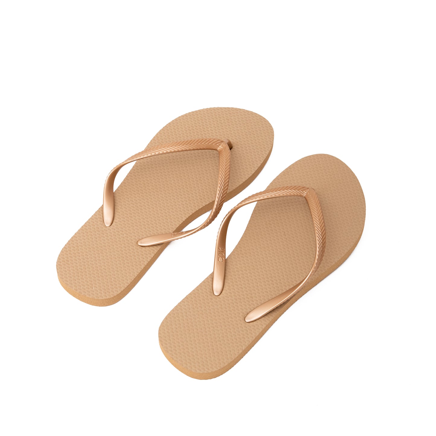 Zori Days Womens Flipflops in Gold