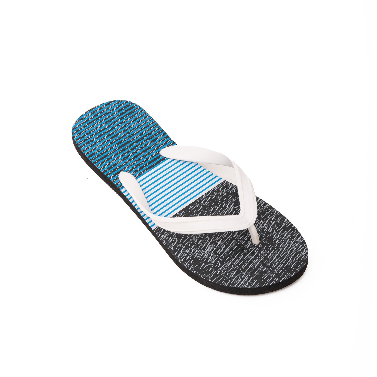 Zori Days Mens Flipflops in Blue Lines