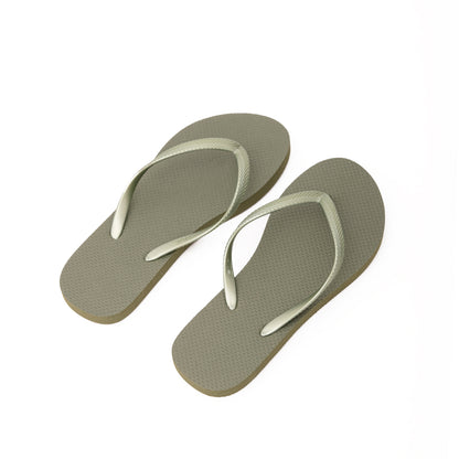 Zori Days Womens Flipflops in Oil Green