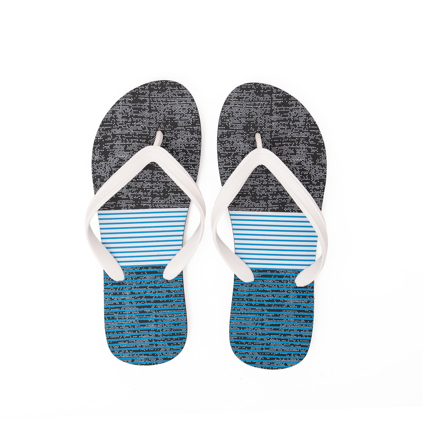 Zori Days Mens Flipflops in Blue Lines