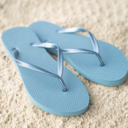 Zori Days Womens Flipflops in Citadel Blue