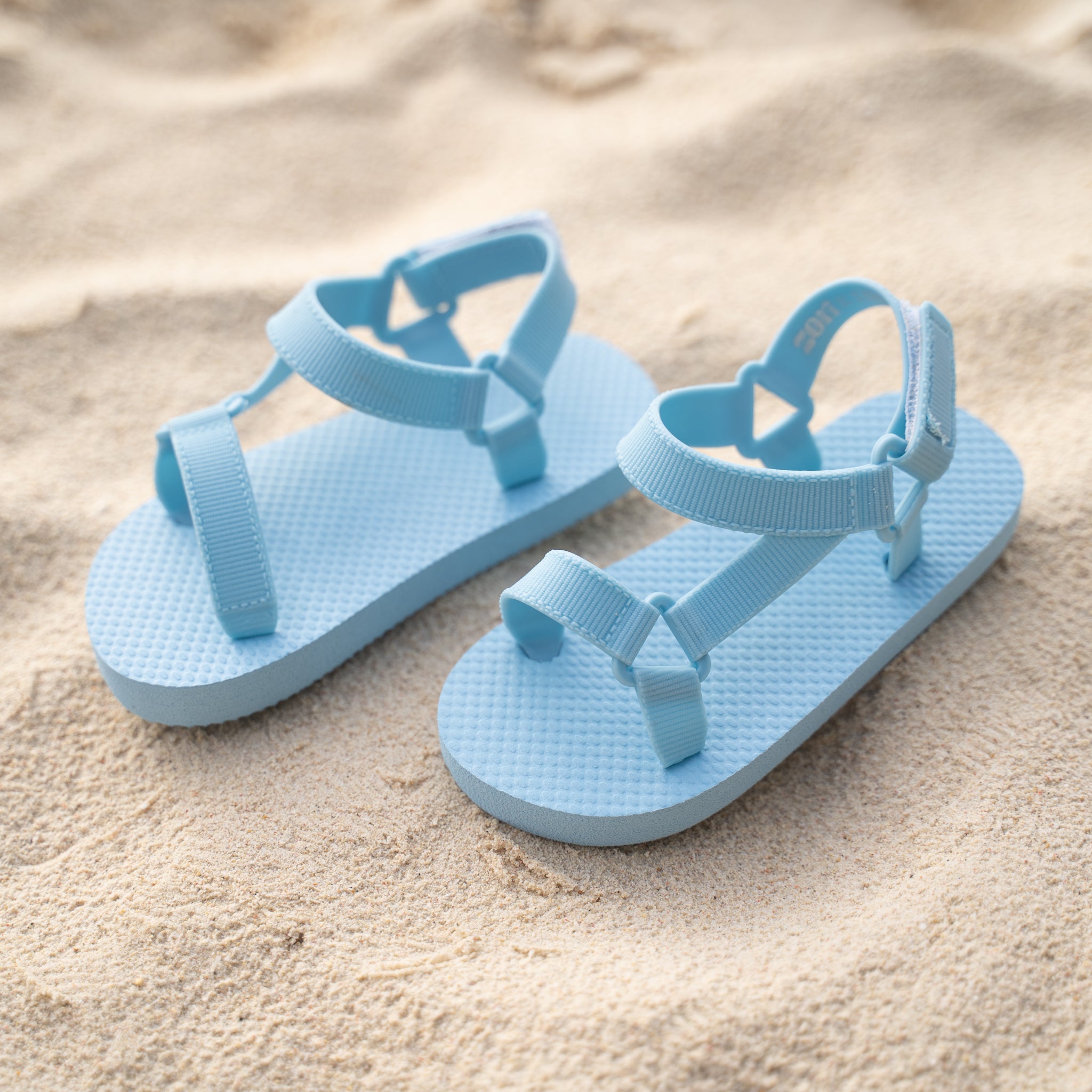 Dusty discount blue sandals