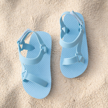 Zori Kids Sandals in Dusty Blue